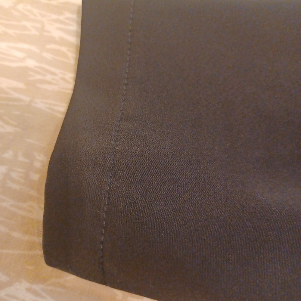 Mauve Accordion Pleated Color Block Long Sleeve M… - image 5